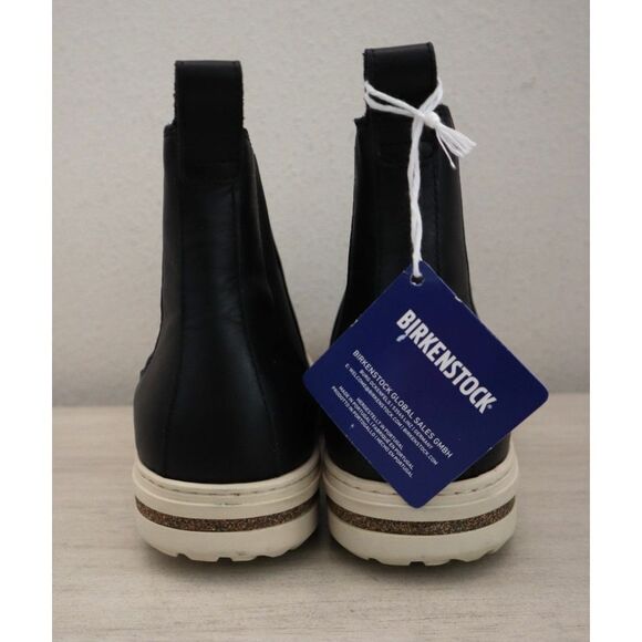 Birkenstock 1028473 Women's Sz 8 Black Leather Bend Chelsea Ankle Booties - Picture 4 of 14
